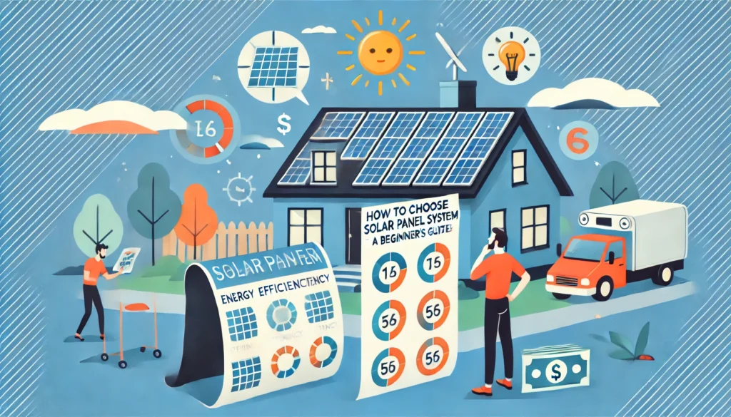 How to Choose the Right Solar Panel System for Your Home: A Beginner’s Guide