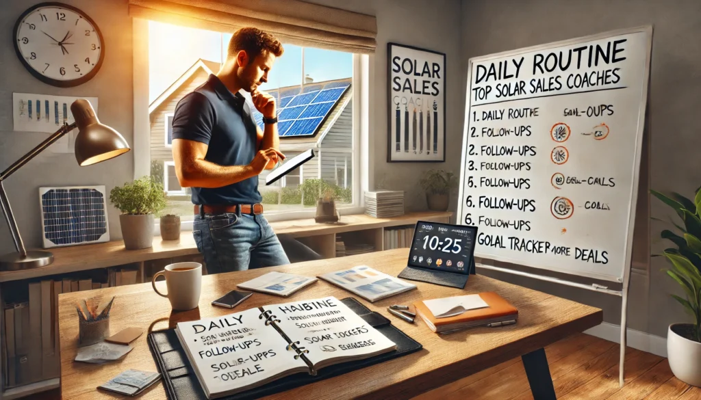 Train Like a Top Closer: 5 Daily Habits Solar Sales Coaches Are Teaching in 2025