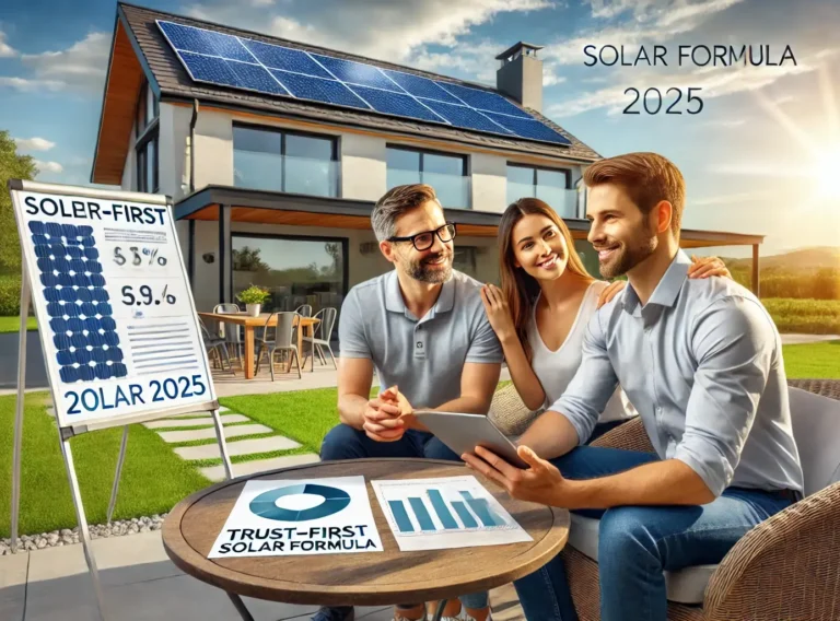 The 2025 Solar Sales Formula: How to Win More Homeowners with a Trust-First Approach