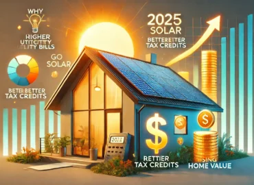 Why 2025 Is the Year to Go Solar: Higher Utility Bills, Better Tax Credits, and Rising Home Value