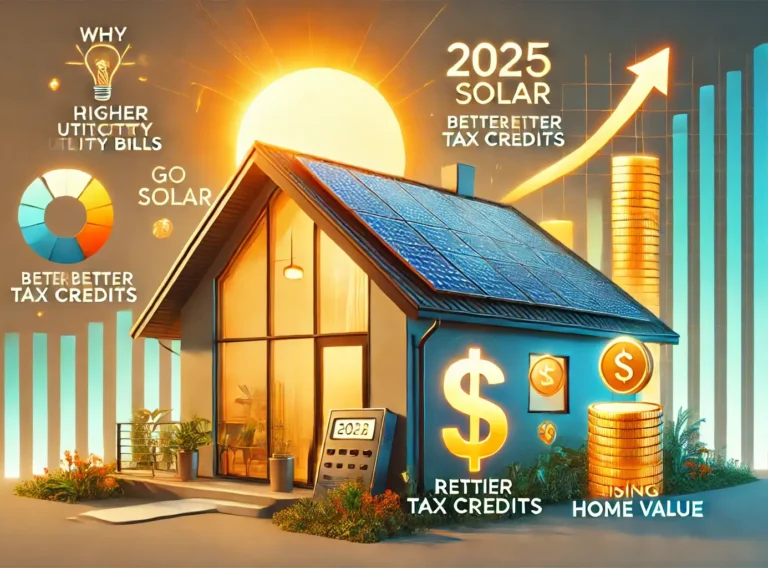Why 2025 Is the Year to Go Solar: Higher Utility Bills, Better Tax Credits, and Rising Home Value